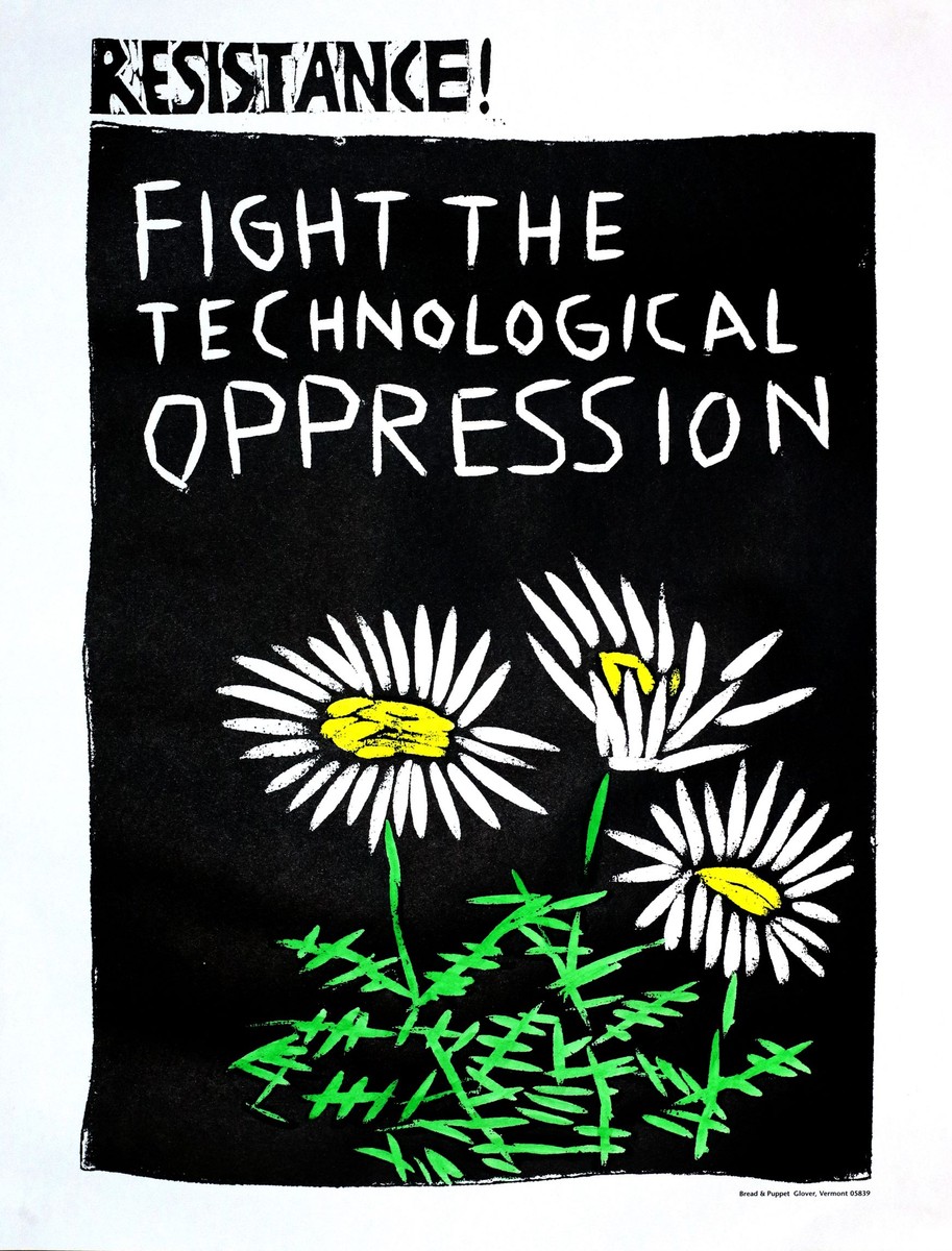 Resistance Daisies, “Fight the Technological Oppression” Bread