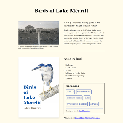 Birds of Lake Merritt