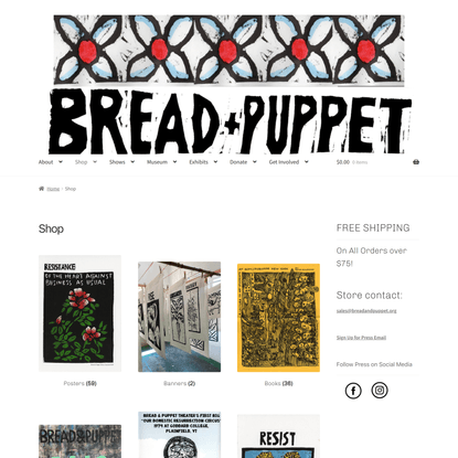 Products – Bread and Puppet Theater