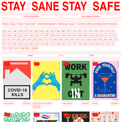 STAY SANE / STAY SAFE | Home