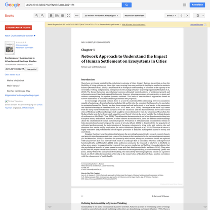 Contemporary Approaches in Urbanism and Heritage Studies