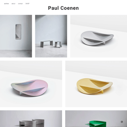 Paul Coenen | Design Studio | Eindhoven, The Netherlands