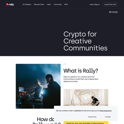 Crypto for Creative Communities