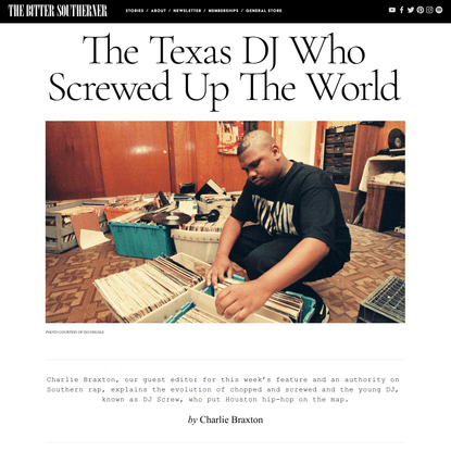 The Texas DJ Who Screwed Up The World — THE BITTER SOUTHERNER