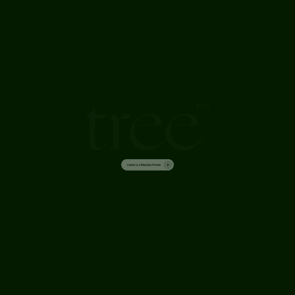 tree.fm – Tune Into Forests From Around The World 🌳🔈