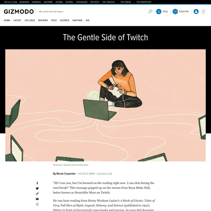The Gentle Side of Twitch