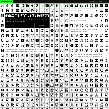 Font Interceptor
