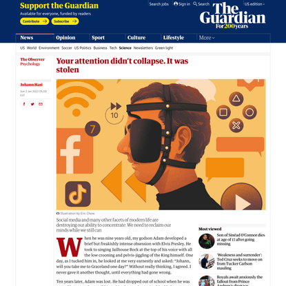 Your attention didn’t collapse. It was stolen