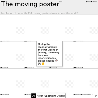 the moving poster – We like to move it!