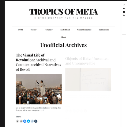 Unofficial Archives – Tropics of Meta