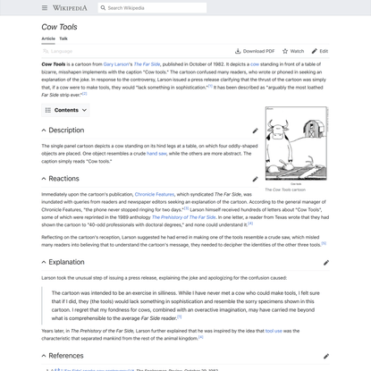 Cow Tools - Wikipedia