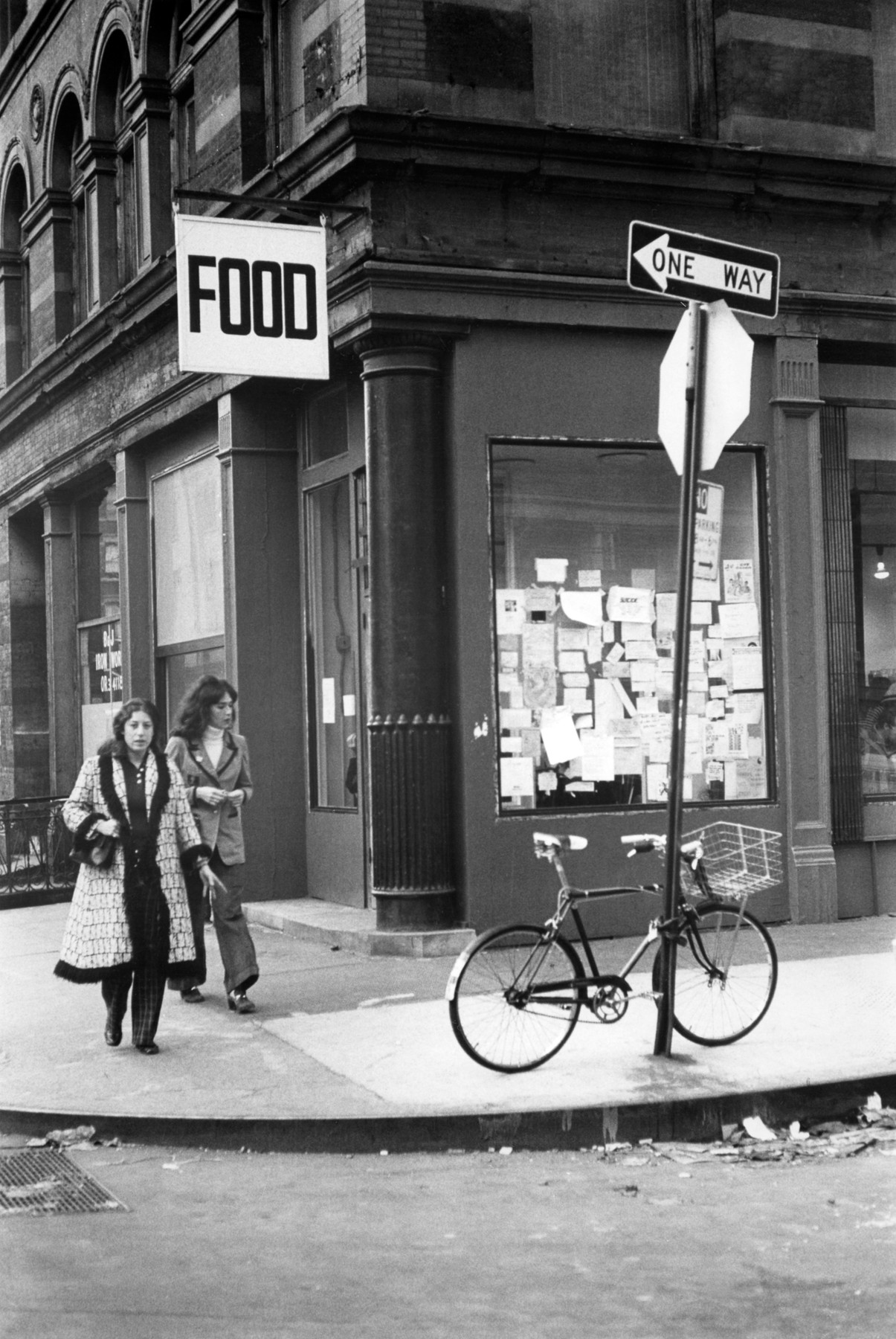 FOOD, The corner of Prince and Wooster Streets in 1972