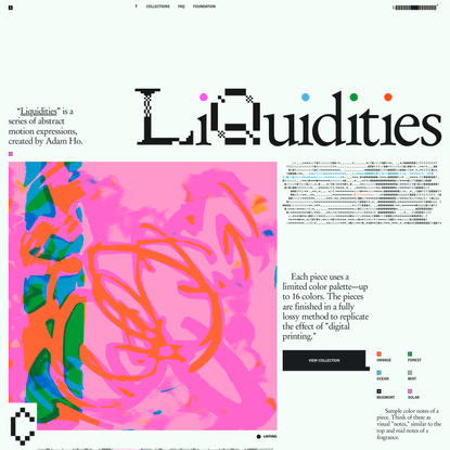 Liquidities by Adam Ho