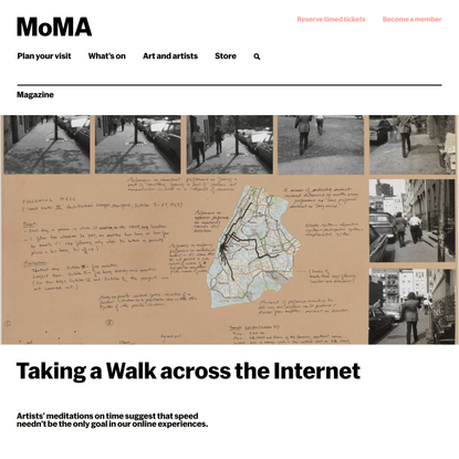 Taking a Walk across the Internet | Magazine | MoMA