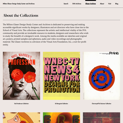 Glaser Archives | SVA Archives