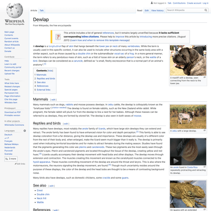 Dewlap - Wikipedia