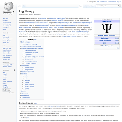 Logotherapy - Wikipedia