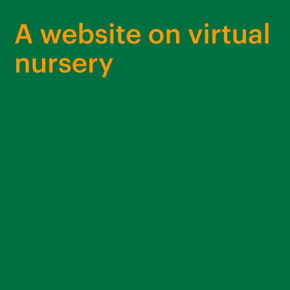 Landing page for Virtual Nursery