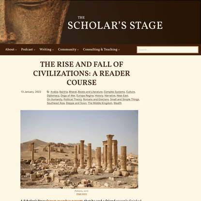 The Rise and Fall of Civilizations: A Reader Course