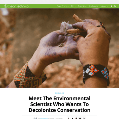 Meet the Environmental Scientist Who Wants to Decolonize Conservation