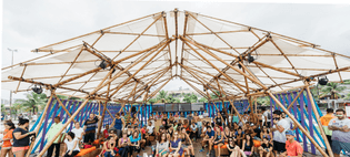 Bambutec textile-bamboo-space-structure