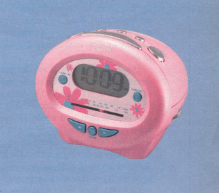 Barbie clock radio (2000)