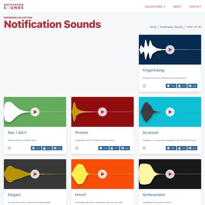 Notification Sounds - Ringtones and other sounds