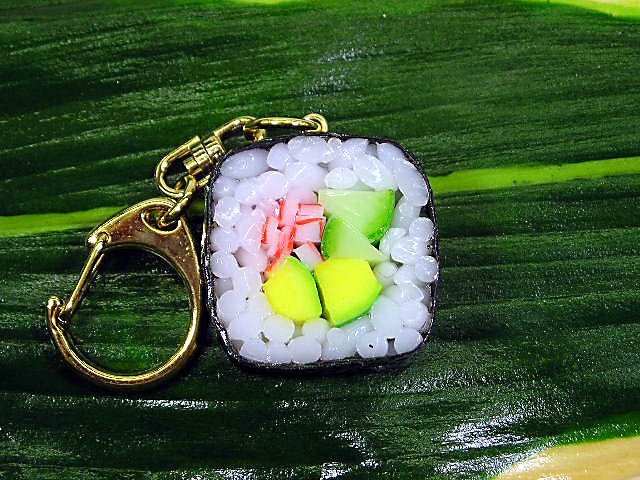 sushi keychain