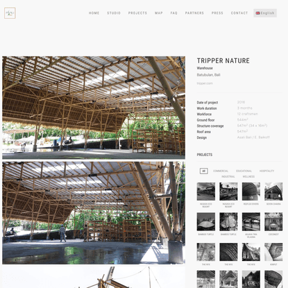 TRIPPER NATURE - Asali Bali Bamboo construction engineering