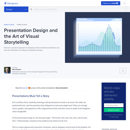 Presentation Design and the Art of Visual Storytelling