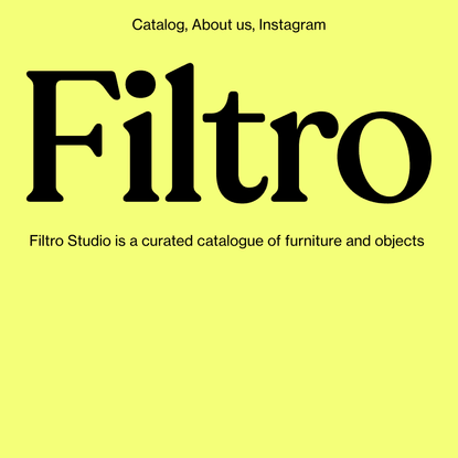 Filtro Studio