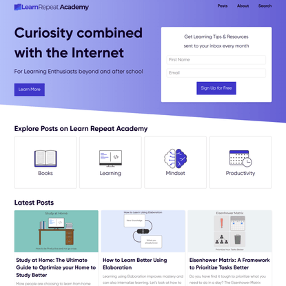 Learn Repeat Academy | For Learning Enthusiasts beyond and after school
