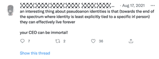 immortal identities