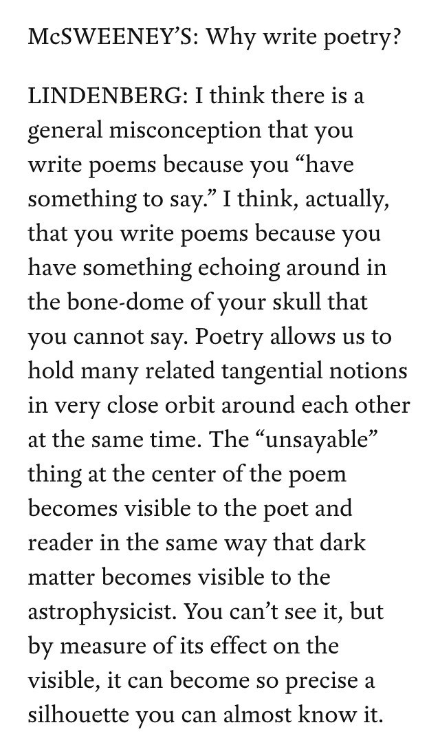 on poetry