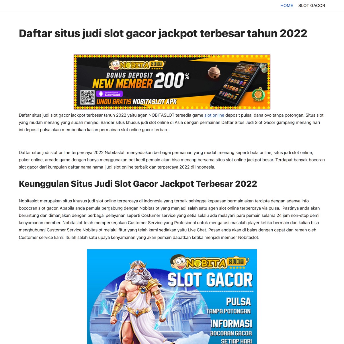 Daftar situs judi slot gacor jackpot terbesar tahun 2022 — Are.na