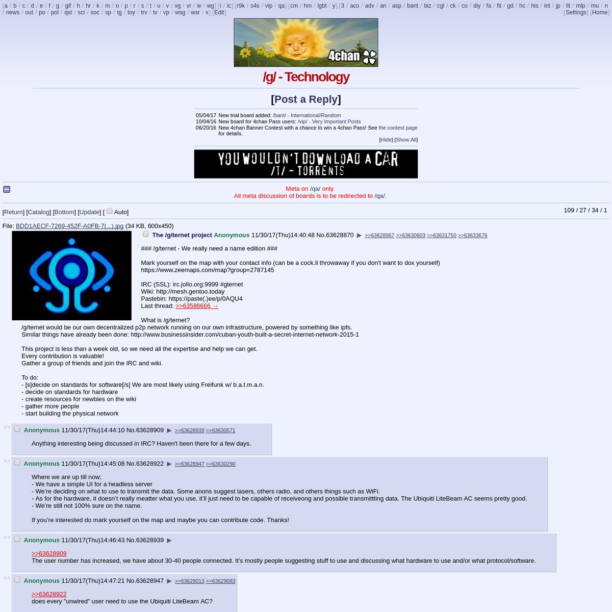 G The G Ternet Project Technology 4chan Are Na