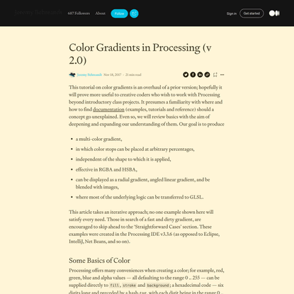Color Gradients in Processing (v 2.0)