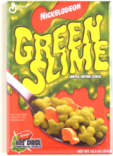 Nickelodeon Green Slime cereal 