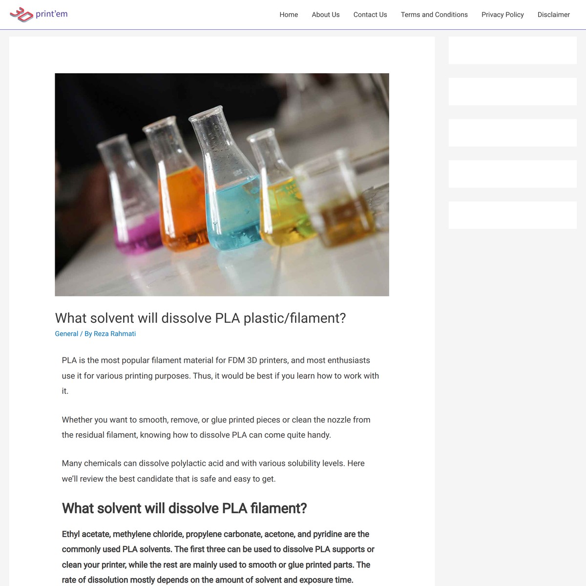 What solvent will dissolve PLA plastic/filament? — Are.na