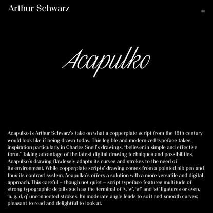 Acapulko - Arthur Schwarz