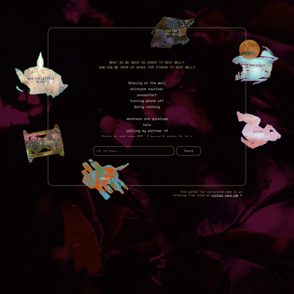 Collective Rest Portal | virtual care lab