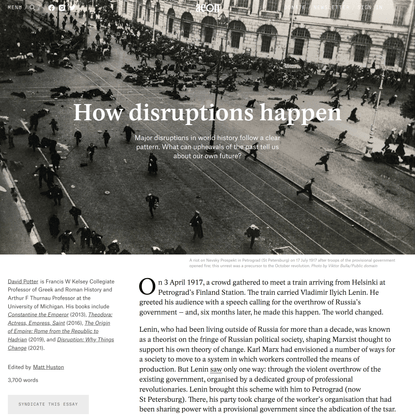 A history of disruption, from fringe ideas to social change | Aeon Essays