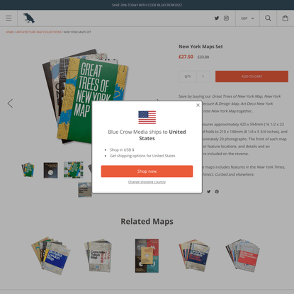 New York Maps Set