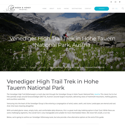 Venediger Höhenweg - 6 Day Trek in Hohe Tauern National Park, Austria