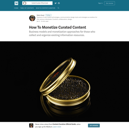 How To Monetize Curated Content - Content Curation Official Guide - Medium