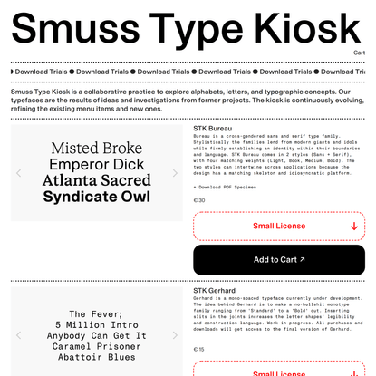 Smuss Type Kiosk