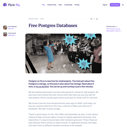 Free Postgres Databases