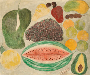 Sénèque Obin (1893-1977)
Fruits tropicaux
Huile sur isorel
Signé en bas à droite et localisé Cap Haïtien
51 x 60 cm