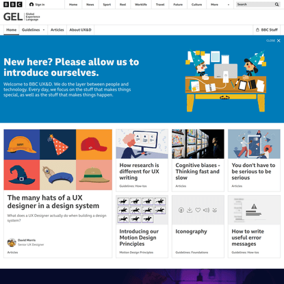 BBC GEL | Homepage