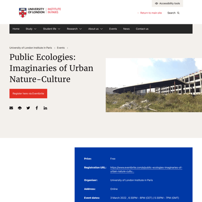 Public Ecologies: Imaginaries of Urban Nature-Culture